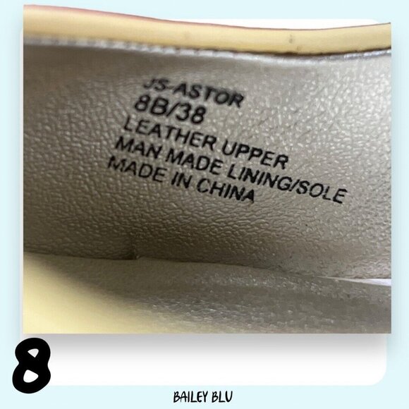 JESSICA SIMPSON Astor White Pale Yellow Patent Leather Peep Toe Pump Heel - Picture 9 of 9